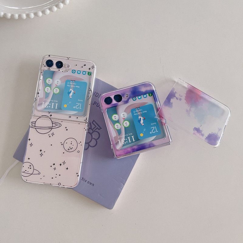 Coque Samsung Galaxy Z Flip 5 Transparente Ciel