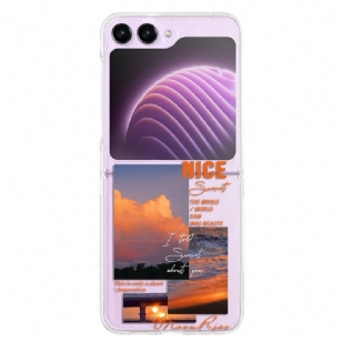 Coque Samsung Galaxy Z Flip 5 Transparente Destination