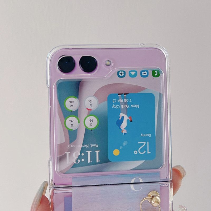 Coque Samsung Galaxy Z Flip 5 Transparente Destination