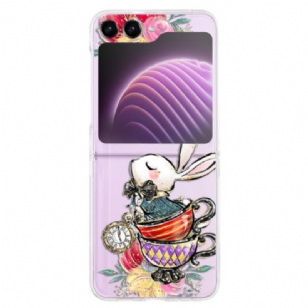 Coque Samsung Galaxy Z Flip 5 Transparente Lapin