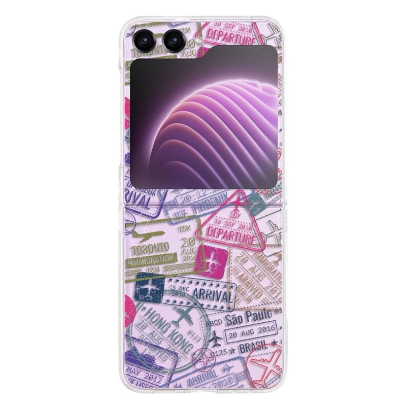 Coque Samsung Galaxy Z Flip 5 Transparente Voyage