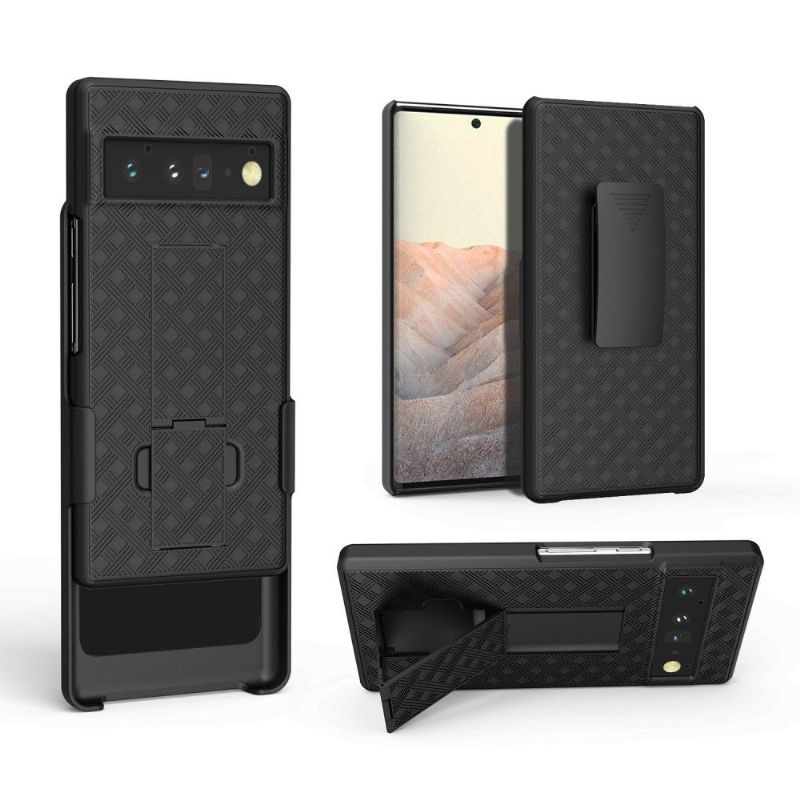 Coque Google Pixel 6 Pro intégrale avec clip ceinture