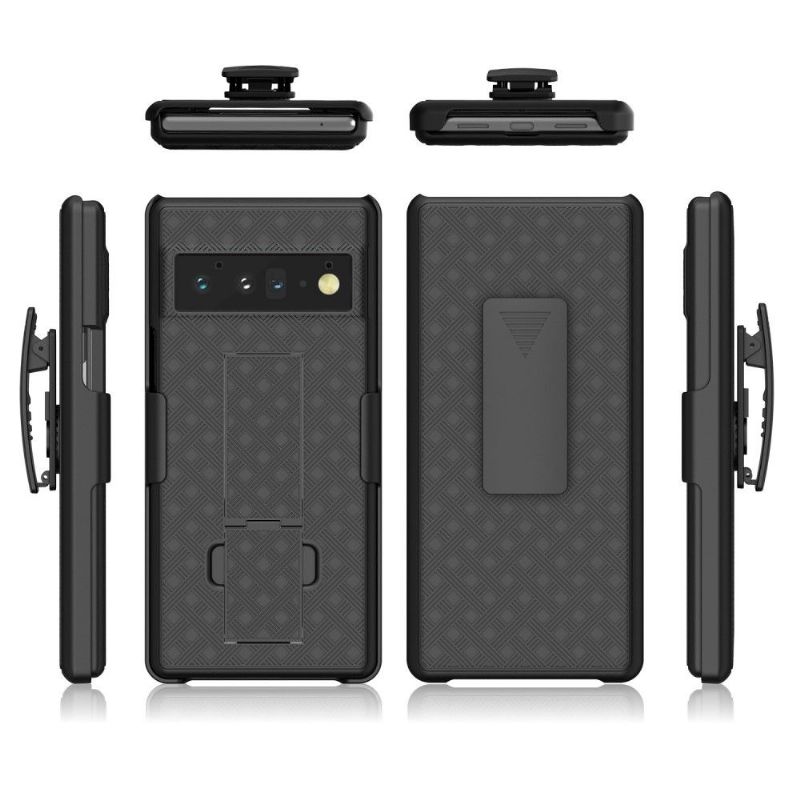 Coque Google Pixel 6 Pro intégrale avec clip ceinture