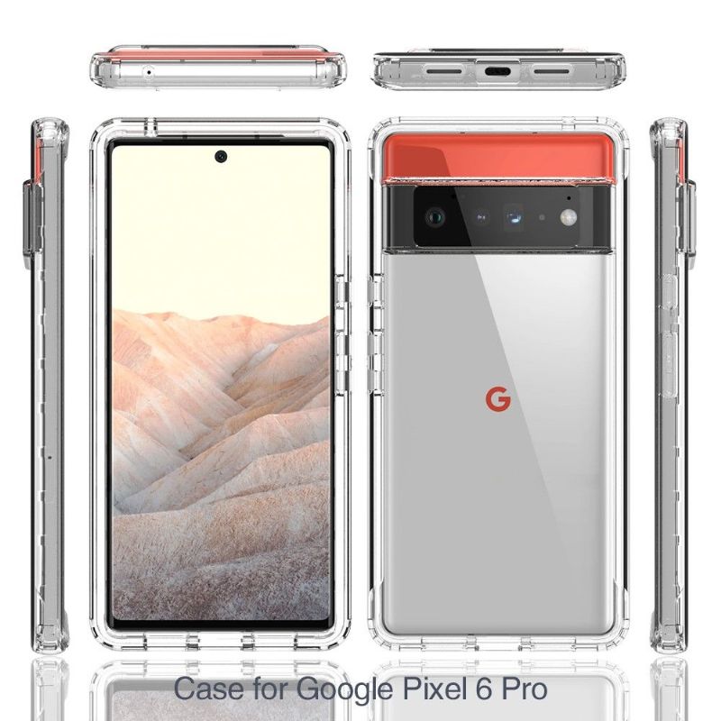 Coque Google Pixel 6 Pro Transparent Dégradé Antichocs