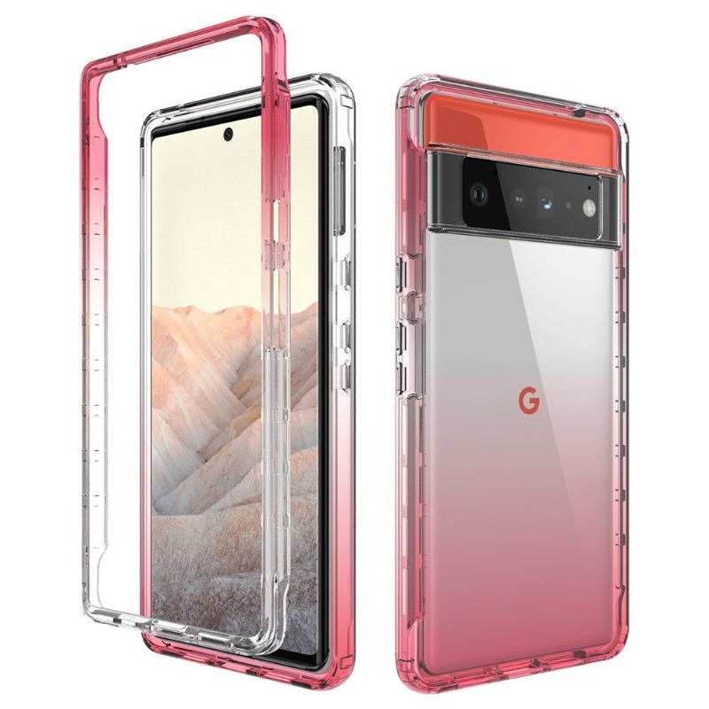 Coque Google Pixel 6 Pro Transparent Dégradé Antichocs