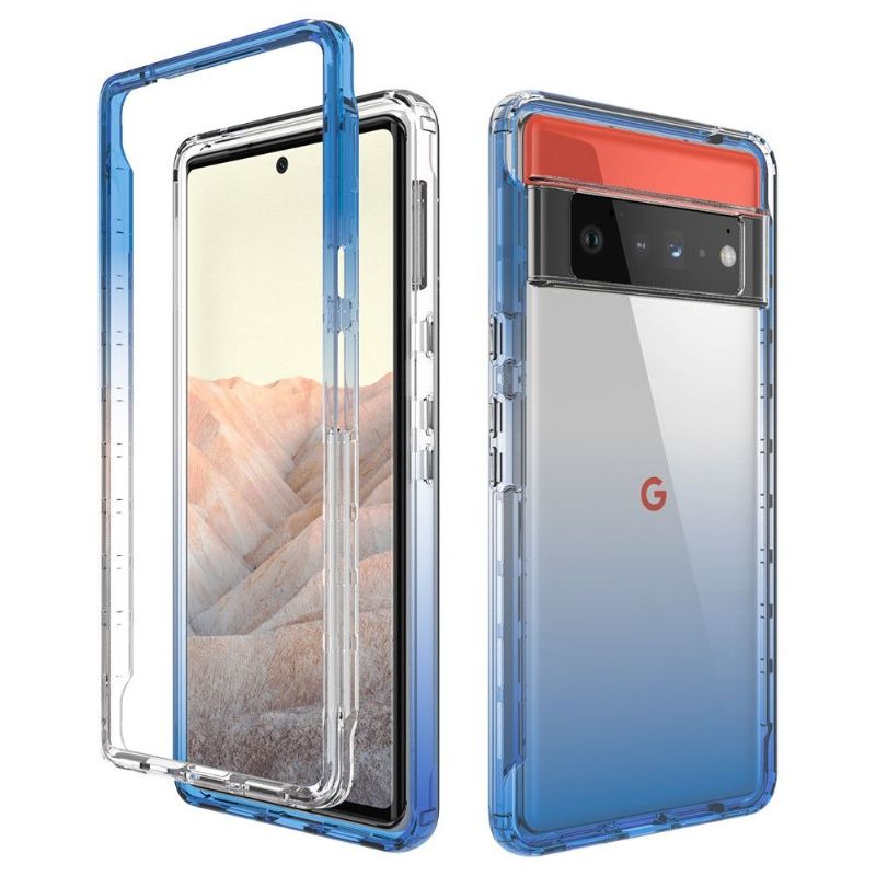 Coque Google Pixel 6 Pro Transparent Dégradé Antichocs