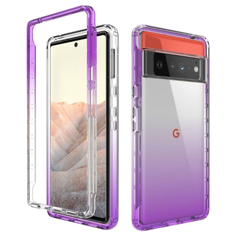 Coque Google Pixel 6 Pro Transparent Dégradé Antichocs