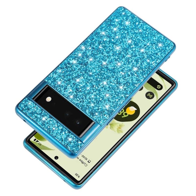 Google Pixel 6 Pro - Coque Paillettes Glamour