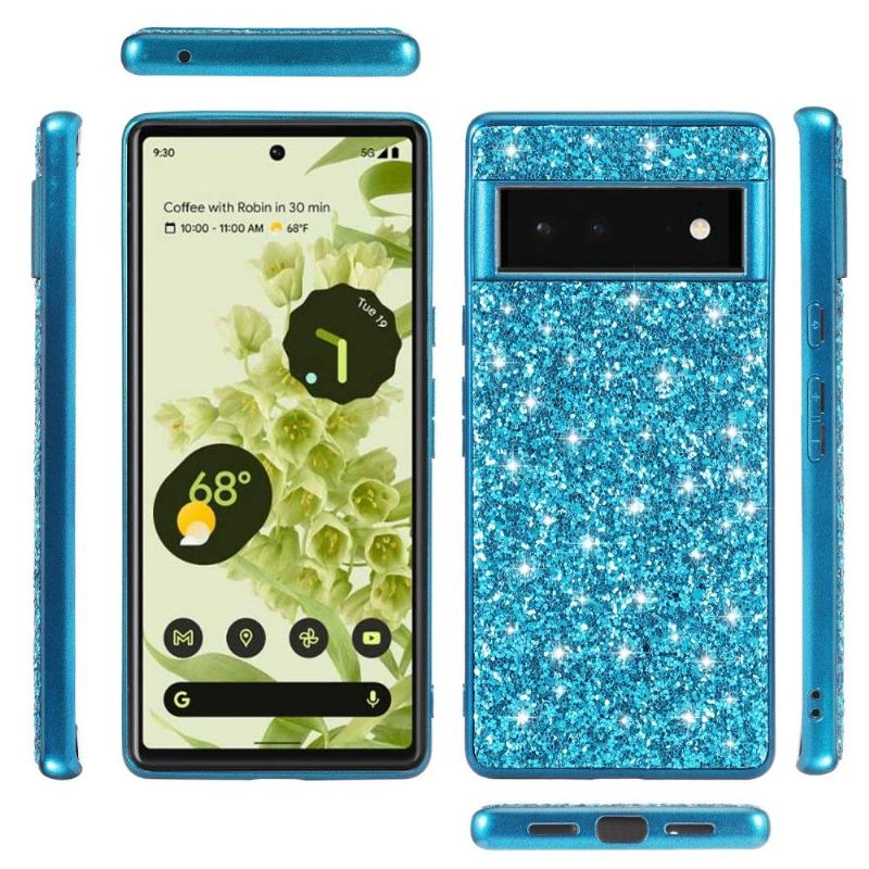 Google Pixel 6 Pro - Coque Paillettes Glamour