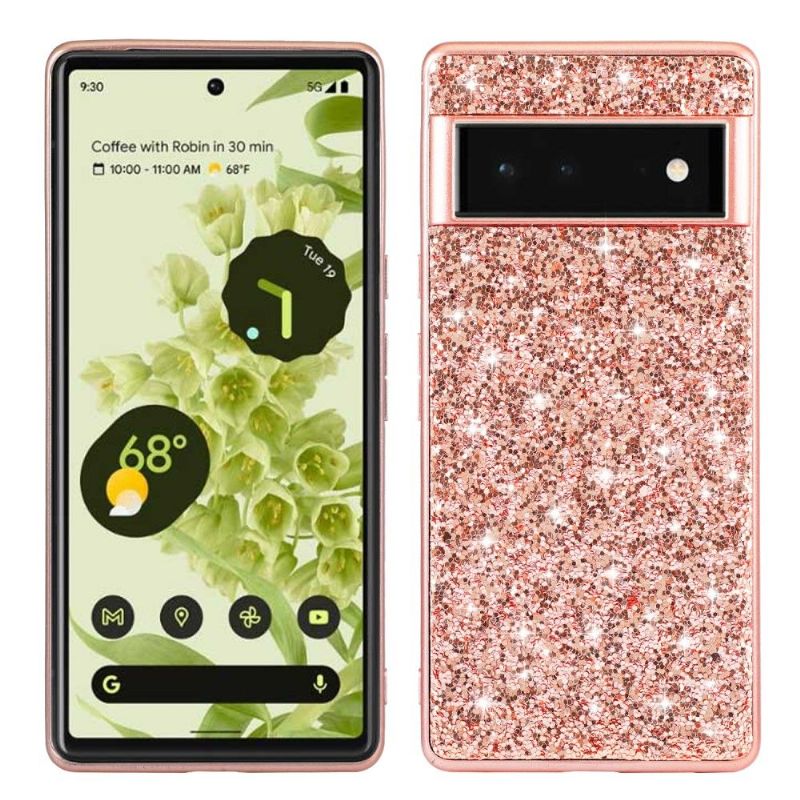 Google Pixel 6 Pro - Coque Paillettes Glamour