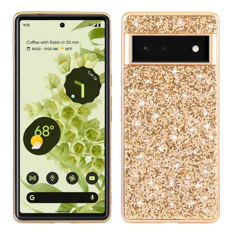 Google Pixel 6 Pro - Coque Paillettes Glamour