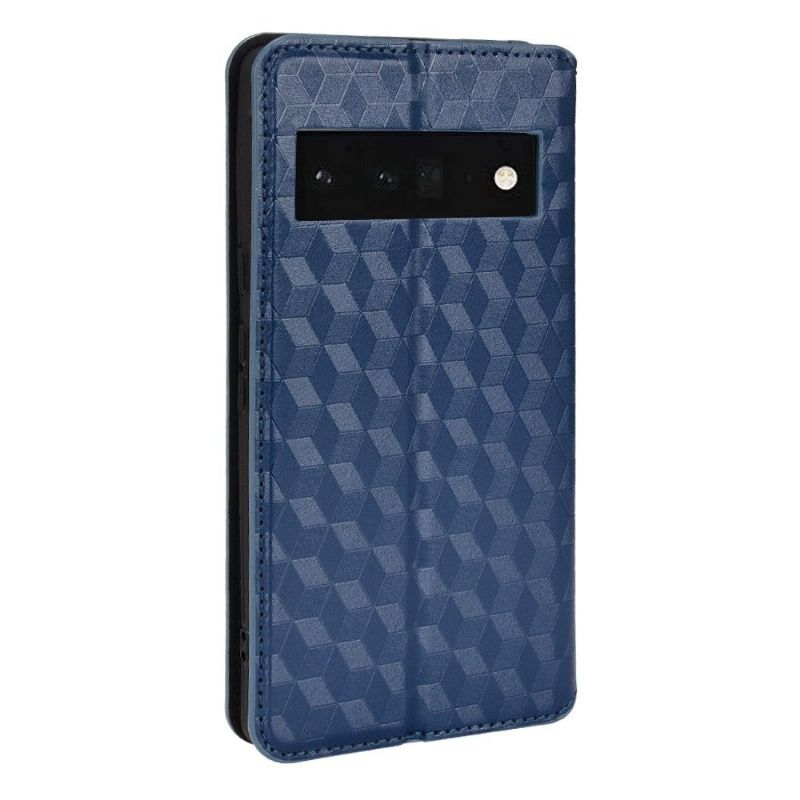 Housse Google Pixel 6 Pro flip cover design géométrie