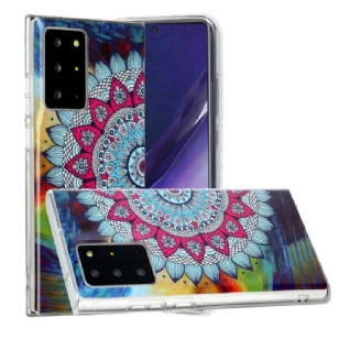 Coque Samsung Galaxy Note 20 Ultra Luminous Mandala Coloré