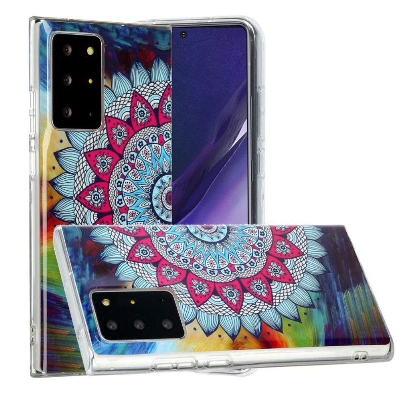 Coque Samsung Galaxy Note 20 Ultra Luminous Mandala Coloré