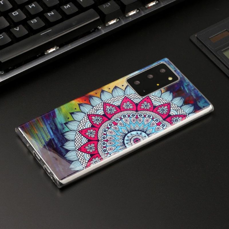 Coque Samsung Galaxy Note 20 Ultra Luminous Mandala Coloré