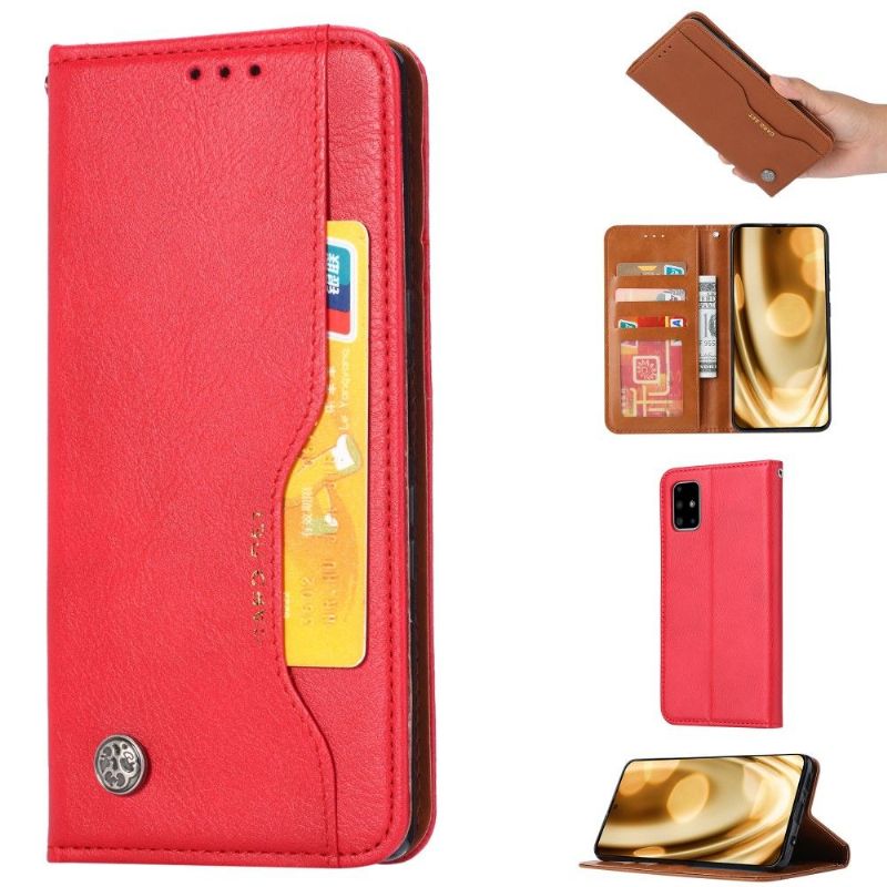 Housse Samsung Galaxy Note 20 Ultra Effet Cuir Stand Case