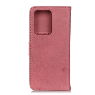 Housse Samsung Galaxy Note 20 Ultra KHAZNEH Effet Cuir Porte Cartes - Rose