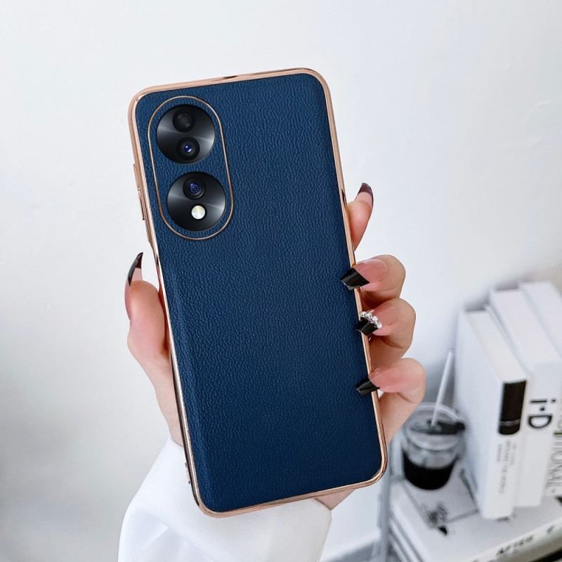 Coque Honor 70 Véritable Cuir Élégance