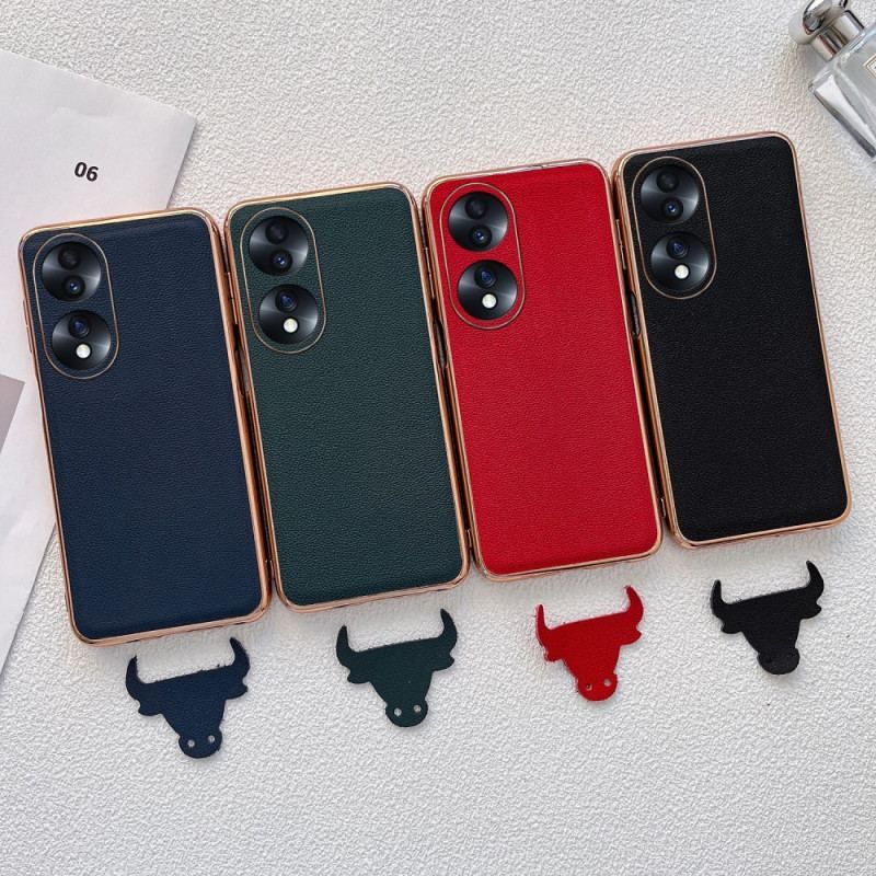 Coque Honor 70 Véritable Cuir Élégance