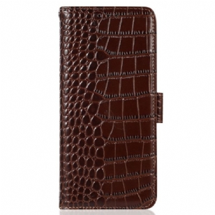 Housse Honor 70 Style Crocodile RFID