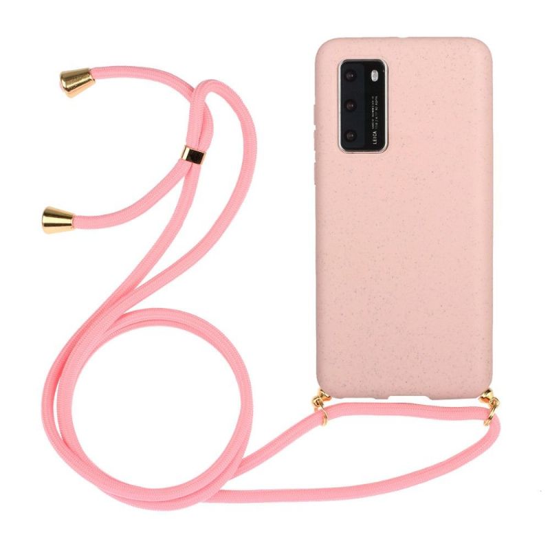 Coque Huawei P40 avec cordon bandoulière