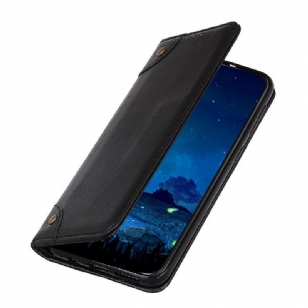 Étui Huawei P40 style cuir fendu