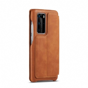 Housse Huawei P40 avec rabat simili cuir