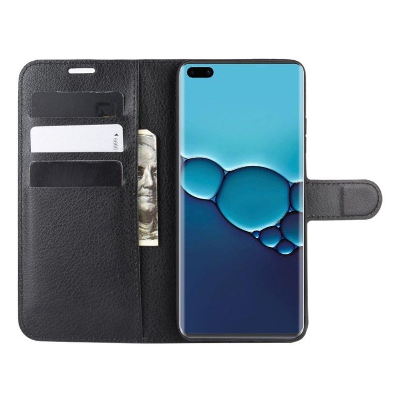 Housse Huawei P40 portefeuille style cuir