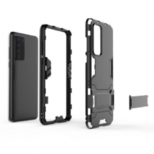 Marius - Coque Huawei P40 antichoc avec support intégré