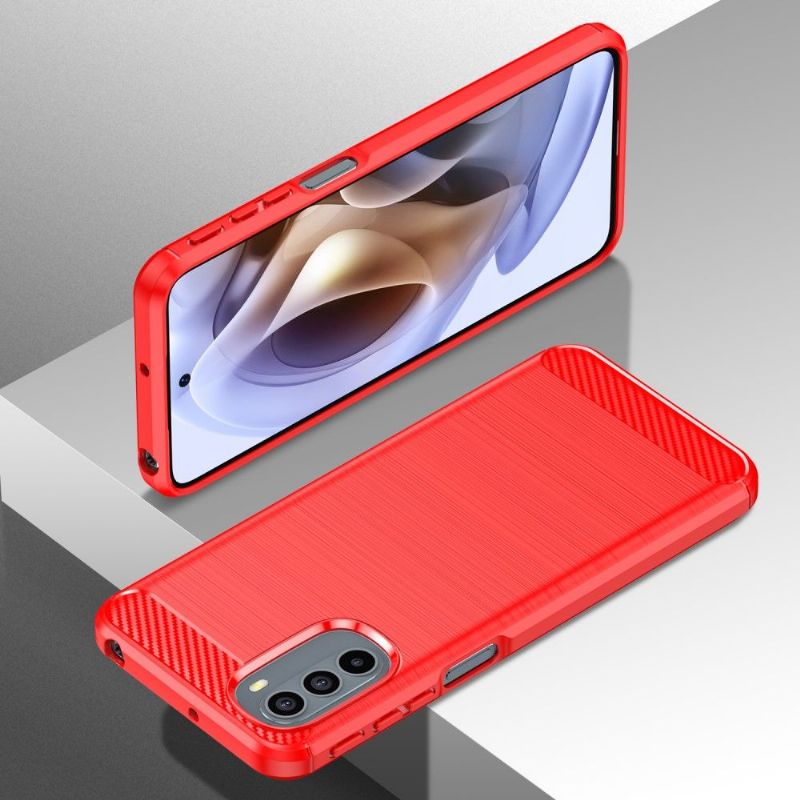 Coque Motorola Moto G31 / G41 effet brossé silicone