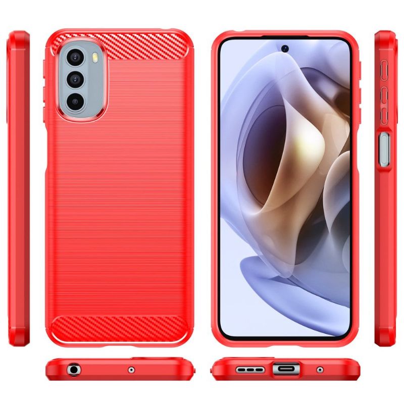 Coque Motorola Moto G31 / G41 effet brossé silicone