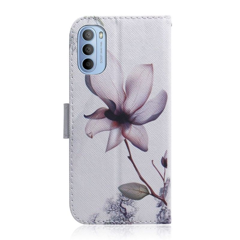 Étui Motorola Moto G31 / G41 fleur sauvage