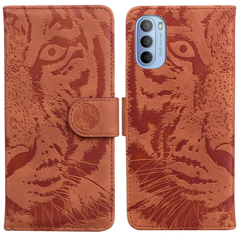 Étui Motorola Moto G31 / G41 tigre en relief