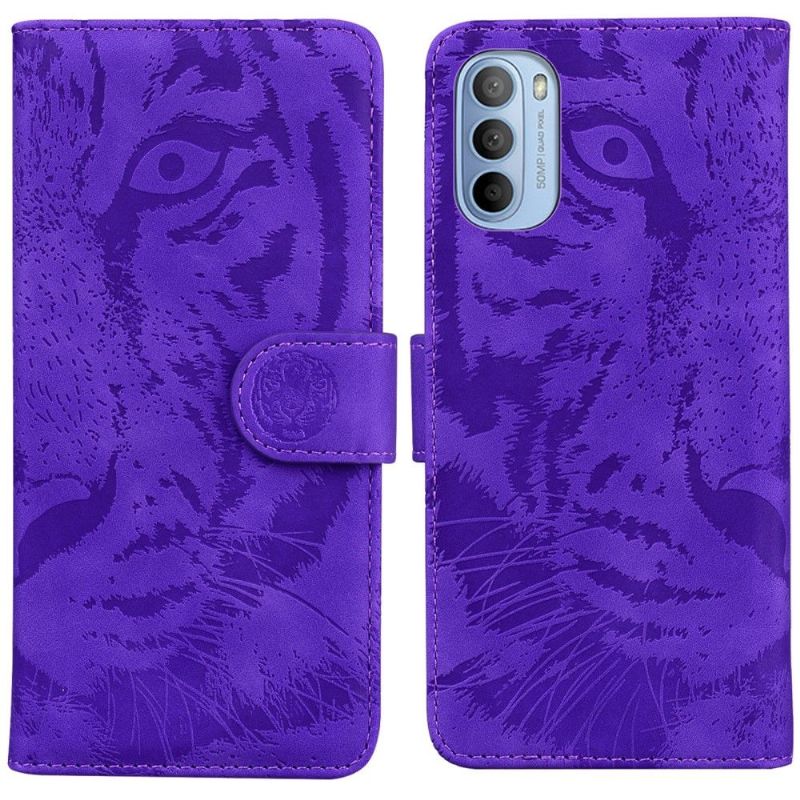 Étui Motorola Moto G31 / G41 tigre en relief