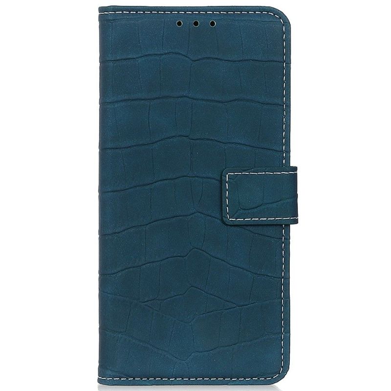 Housse Motorola Moto G31 / G41 Aspect Croco coutures