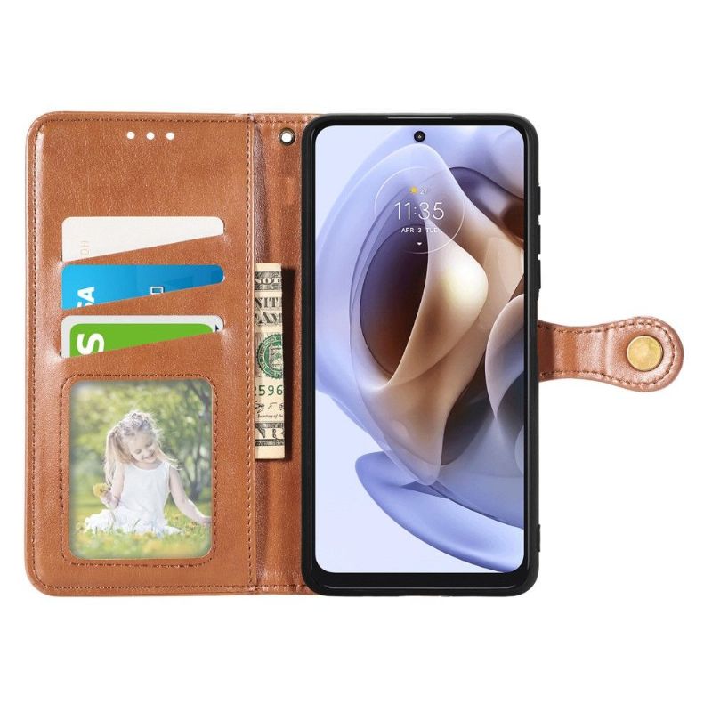 Housse Motorola Moto G31 / Moto G41 Indila Simili Cuir Porte Cartes