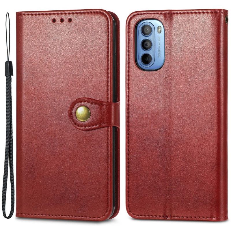 Housse Motorola Moto G31 / Moto G41 Indila Simili Cuir Porte Cartes