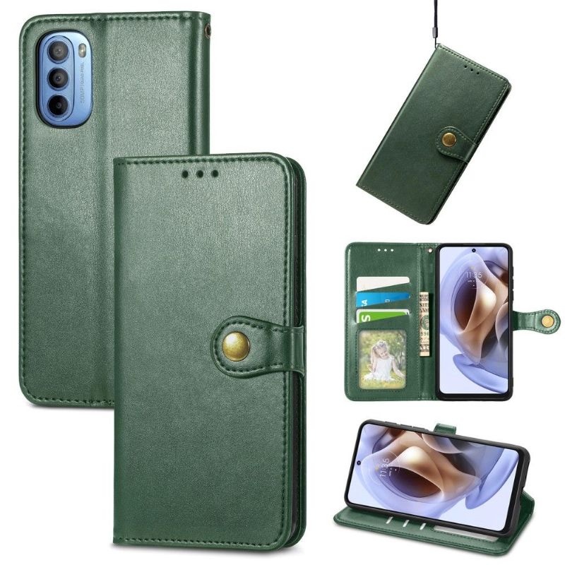 Housse Motorola Moto G31 / Moto G41 Indila Simili Cuir Porte Cartes