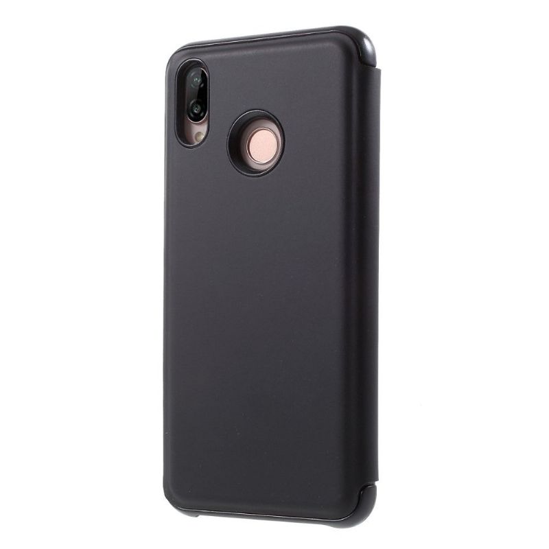 Coque Huawei P20 Lite avec rabat effet miroir