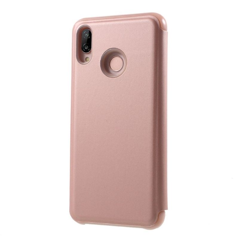 Coque Huawei P20 Lite avec rabat effet miroir