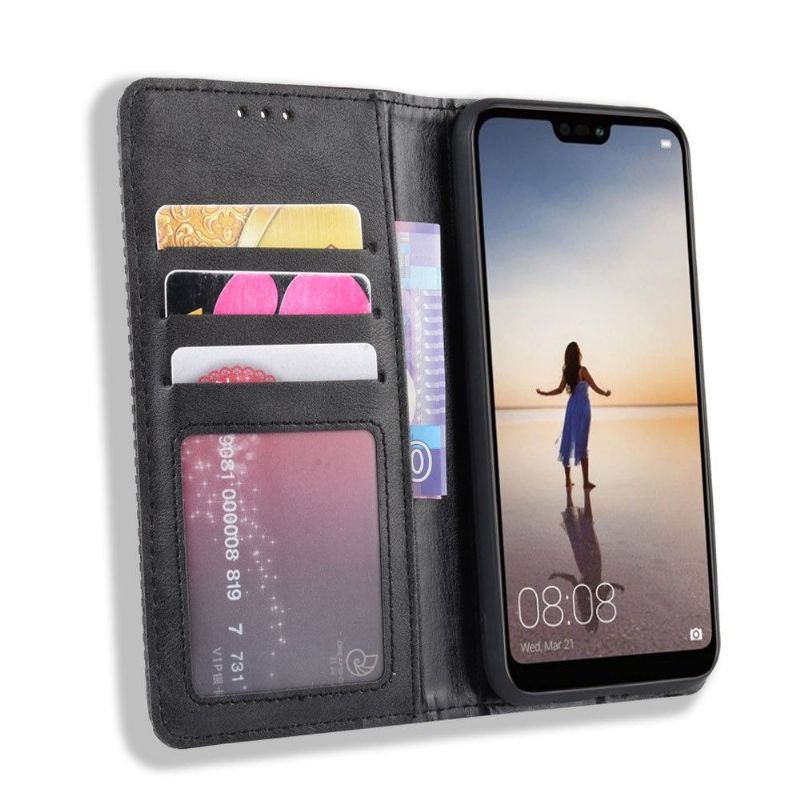 Housse Huawei P20 Lite Le Cirénius style cuir