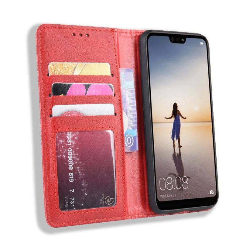 Housse Huawei P20 Lite Le Cirénius style cuir