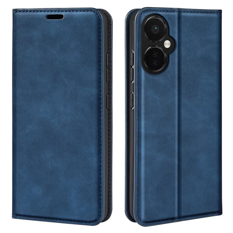 Flip Cover OnePlus Nord CE 3 Lite 5G Effet Cuir Uni