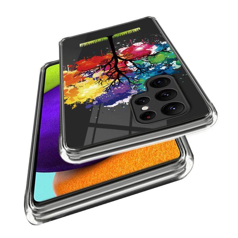 Coque Samsung Galaxy S24 Ultra 5G Arbre Coloré