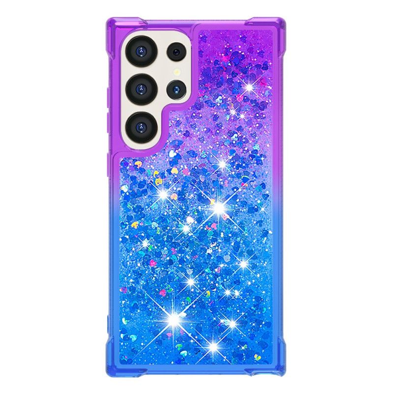 Coque Samsung Galaxy S24 Ultra 5G Paillettes Liquides