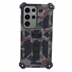 Coque Samsung Galaxy S24 Ultra avec Support Camouflage