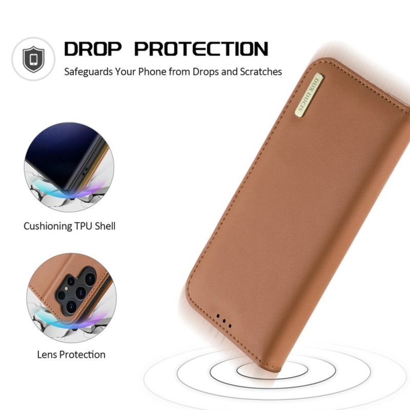 Flip Cover Samsung Galaxy S24 Ultra 5G Hivo Series DUX DUCIS