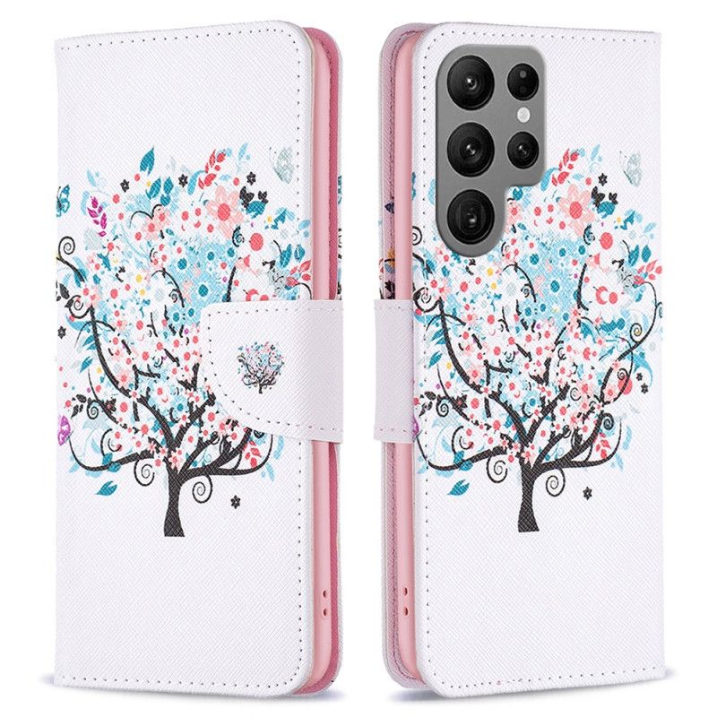 Housse Samsung Galaxy S24 Ultra 5G Arbre Fleuri