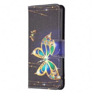 Housse Samsung Galaxy S24 Ultra 5G Papillon Bijoux