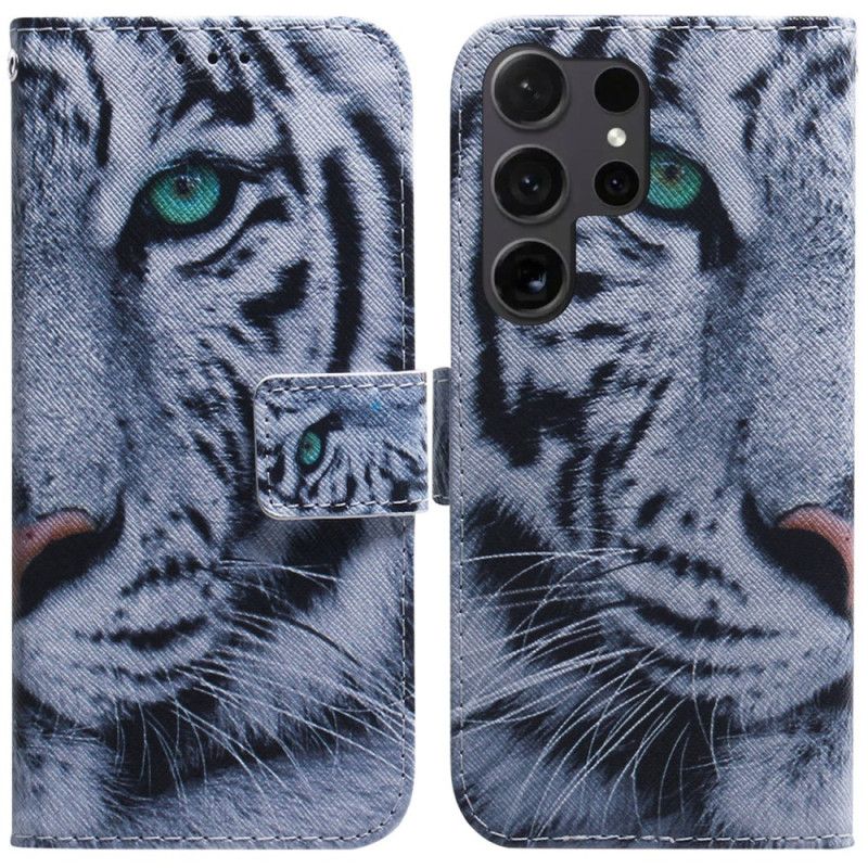 Housse Samsung Galaxy S24 Ultra 5G Tigre Blanc